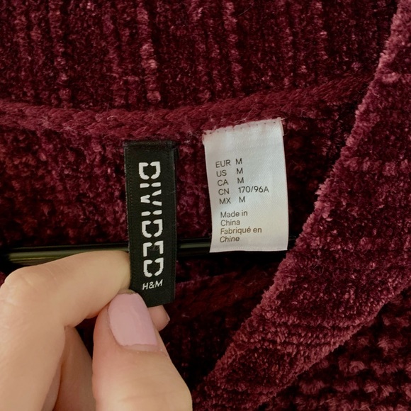 H&M Red Cropped Sweater - Picture 3 of 4